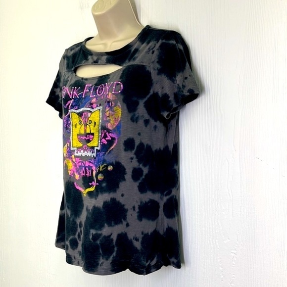 Pink Floyd - Tie Dye Pink Floyd Heads Graphic Short Sleeve T Shirt Size Small - Picture 5 of 9